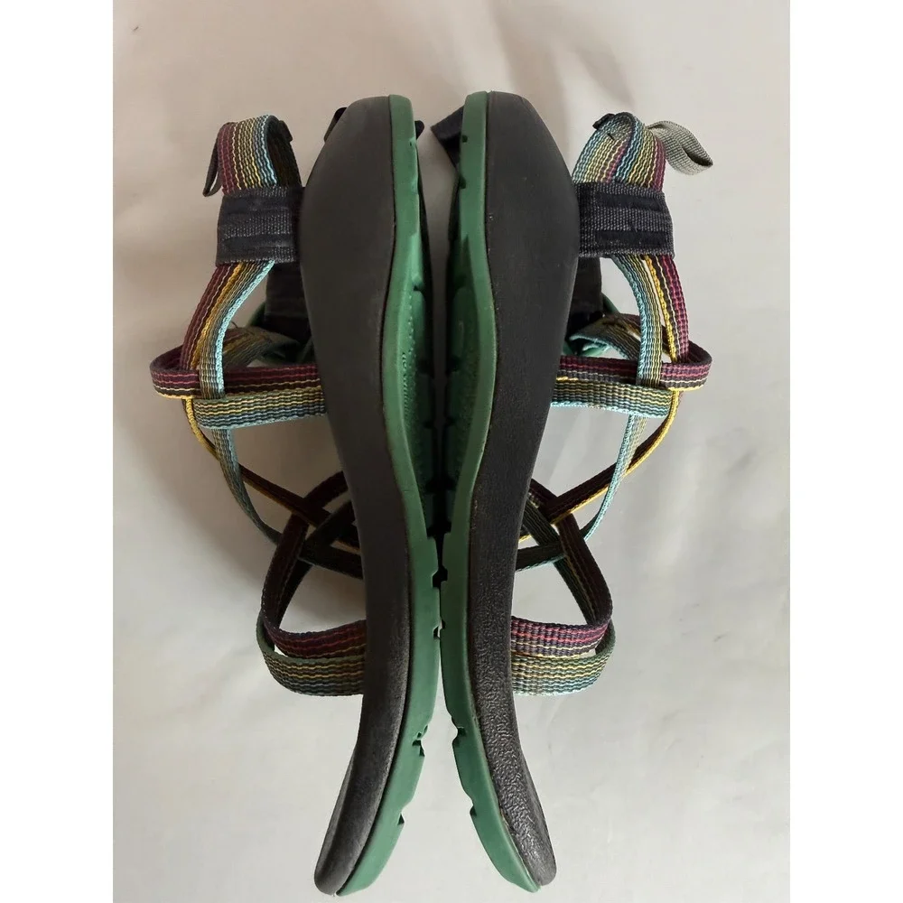 Chaco Youth ZX/1 Eco Tread Sandals Multicolored Outdoor Waterproof Hike Size 4